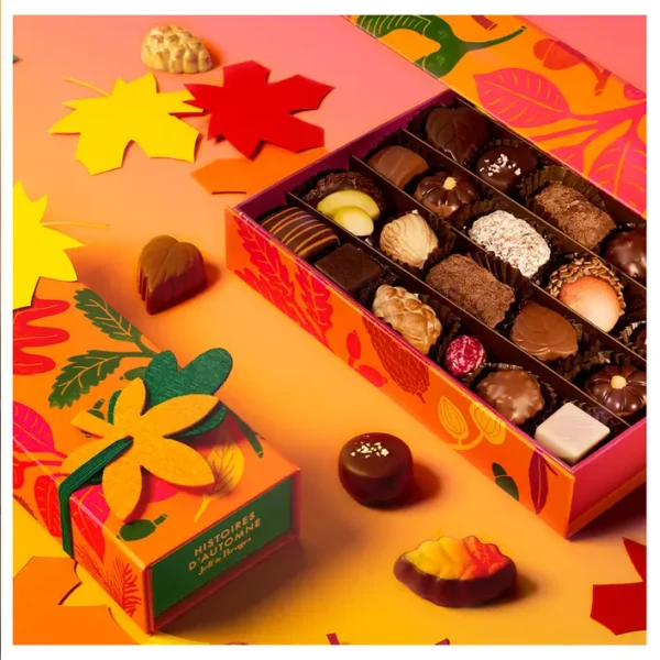 Petite boite longue chocolats d'automne - 160 g – Image 2