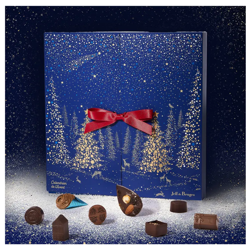 Calendrier de l'Avent bleu Adulte – Image 3