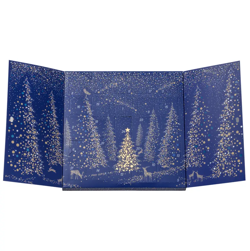 Calendrier de l'Avent bleu Adulte