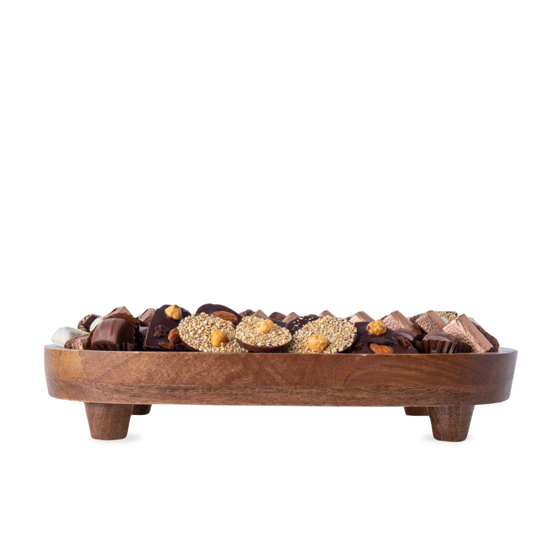Plateau sur pied Santal - 1kg200g de chocolats – Image 2