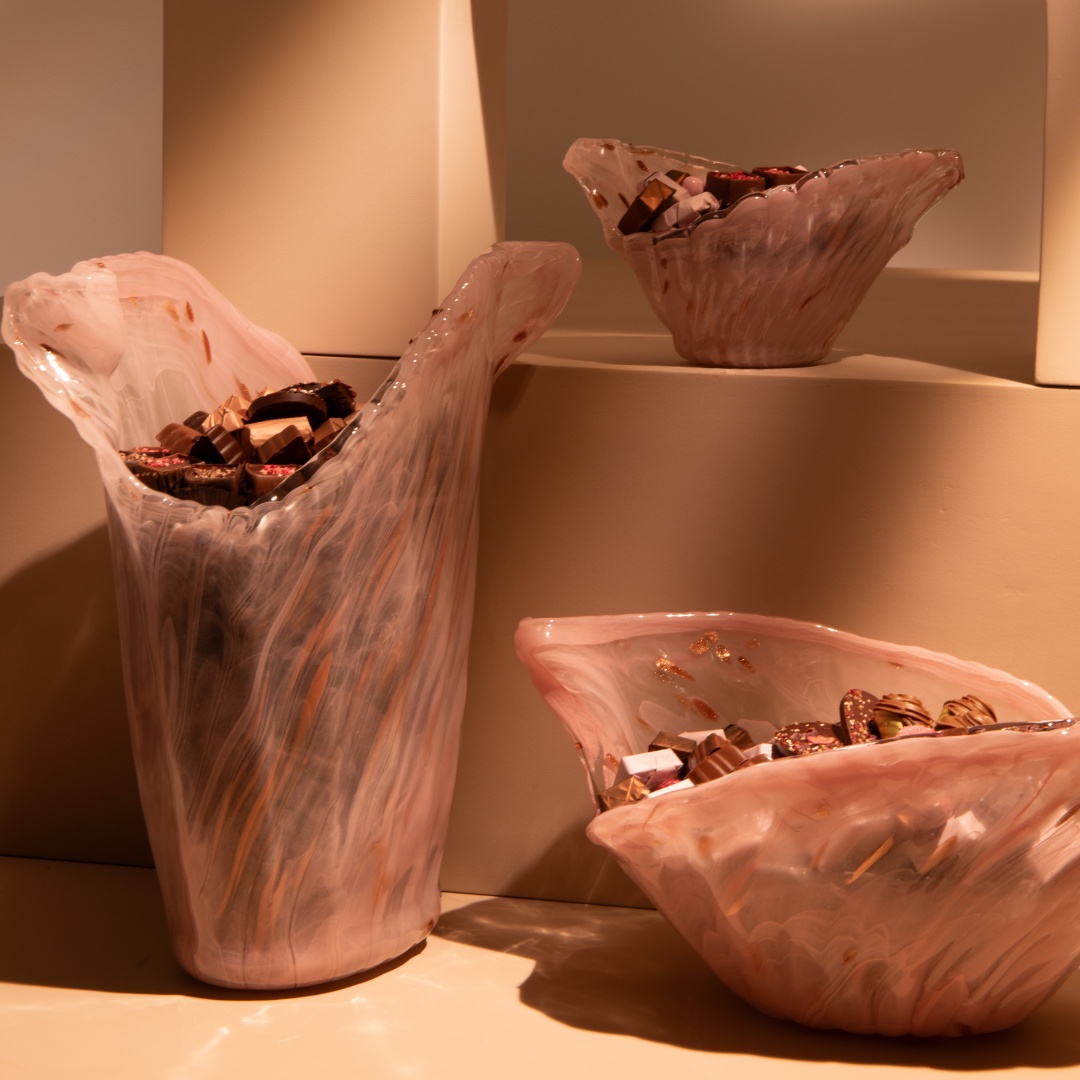 Vase Marbré PM - 800g de chocolats