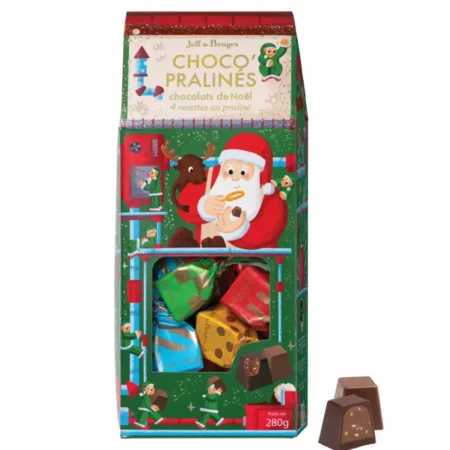 Boite Chocopralinés en forme de chalet