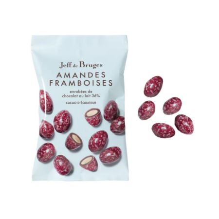 Sachet amandes chocoframboise - 50 g