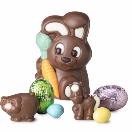 Lapin Gaby en chocolat au lait 40g