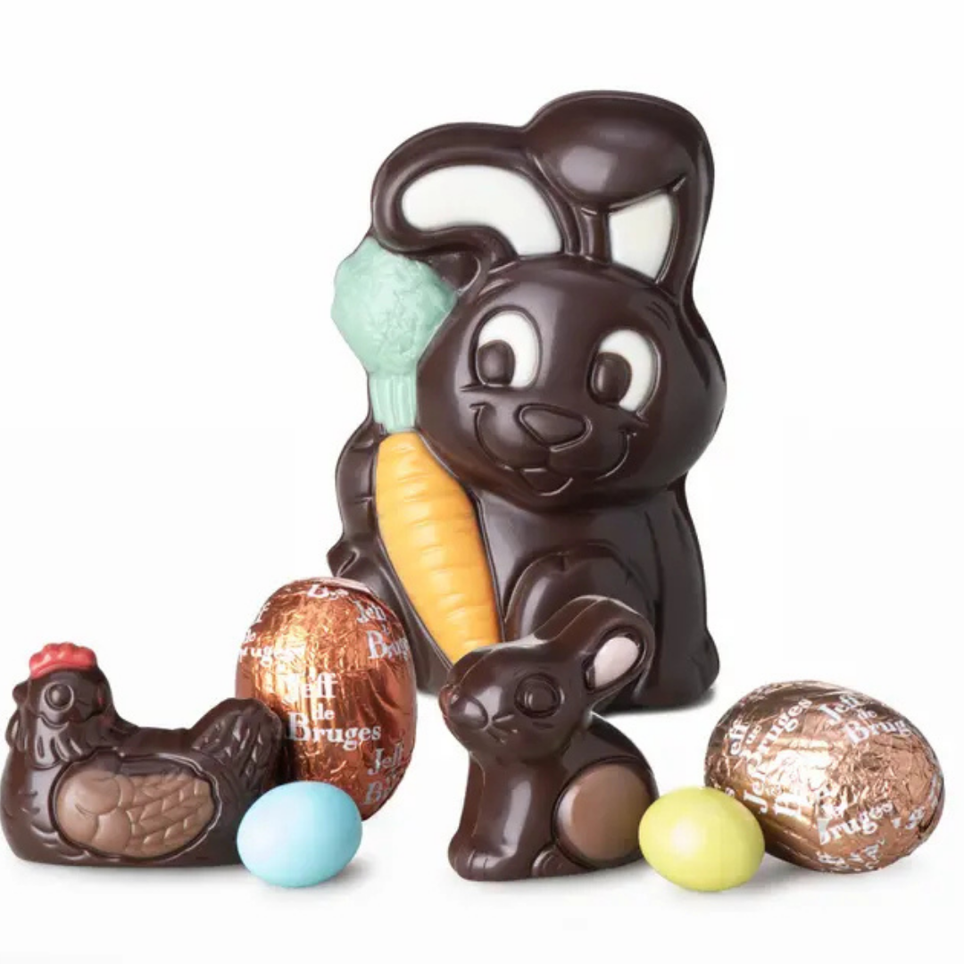 Lapin Gaby en chocolat noir 40g
