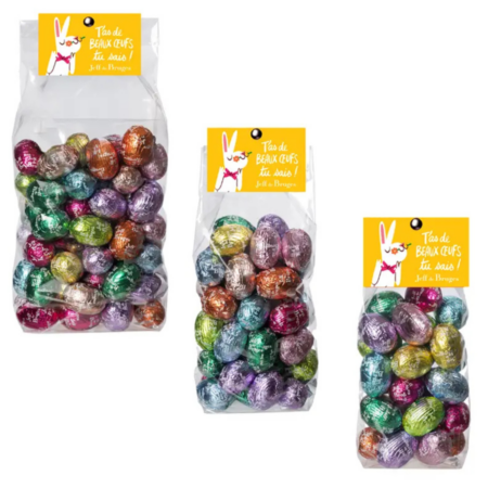 Les œufs fourrés sous alu