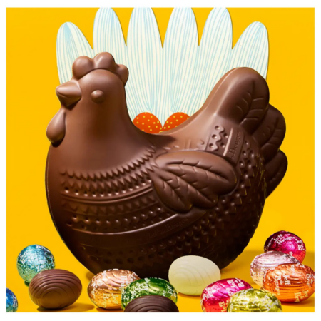 Petite poule Colette en chocolat