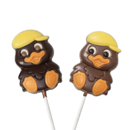 Sucette canard Samuel en chocolat