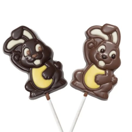 Sucette lapin Pierre en chocolat